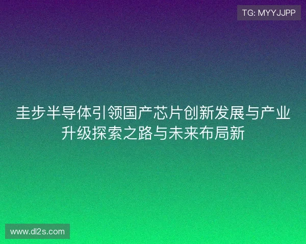 圭步半导体引领国产芯片创新发展与产业升级探索之路与未来布局新